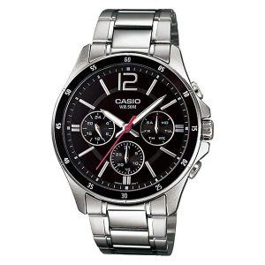 Casio MTP-1374D-1AV Men’s Black Multi Hand Classical Watch
