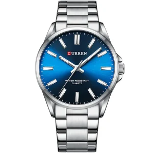 Curren 9090 CH BLU Metal Band Men Watch