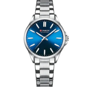 Curren 9090L CH BLU Metal Band Women Watch