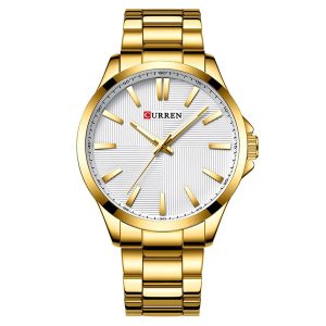 Curren 8322 Golde White