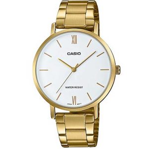 Casio LTP-VT01G-7B Chain Strap Woman Watch