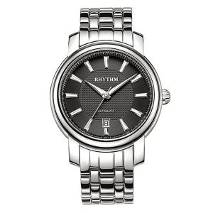 Rhythm A1103S02 Silver Chain Automatic Men’s Dress Watch
