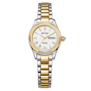 Rhythm A1405S03 Two Tone Chain Automatic Watch For Ladies